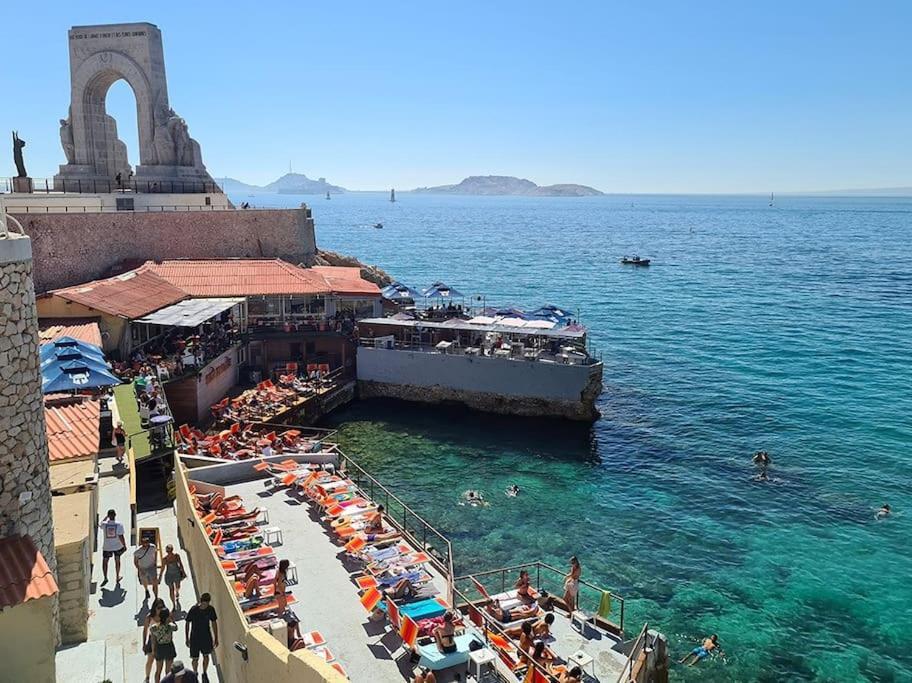 Grand Large Sur La Corniche Marseille Par Conciergerie By Sam Apartment ภายนอก รูปภาพ