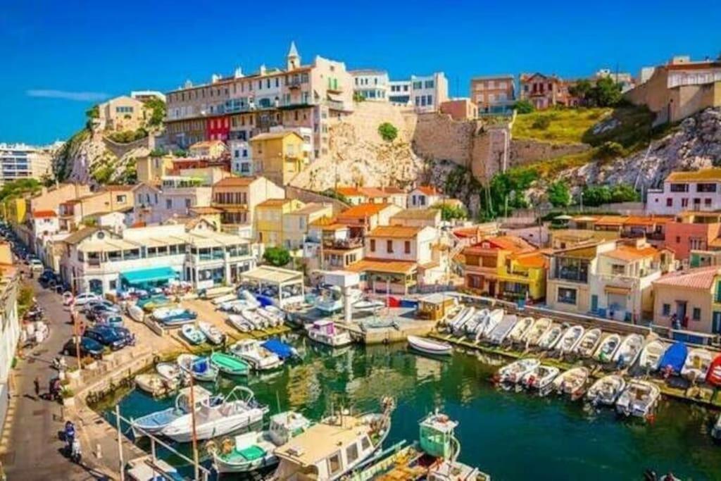 Grand Large Sur La Corniche Marseille Par Conciergerie By Sam Apartment ภายนอก รูปภาพ